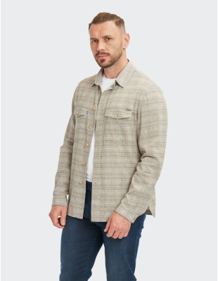 Pánská sako W. Wegener overshirt SummerBreeze 5792 béžová