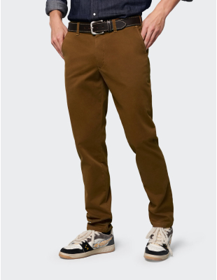 M|5 by Meyer Chino 6001 hnědý panské kalhoty