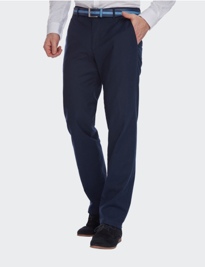 W. Wegener Eton 5638 navy pánské kalhoty 