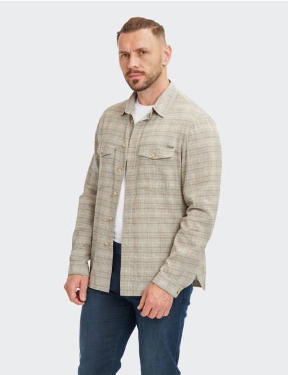 Pánská sako W. Wegener overshirt SummerBreeze 5792 béžová