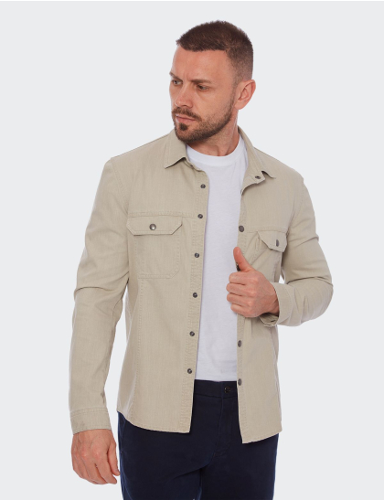 W. Wegener BlueJack 5956 béžový overshirt