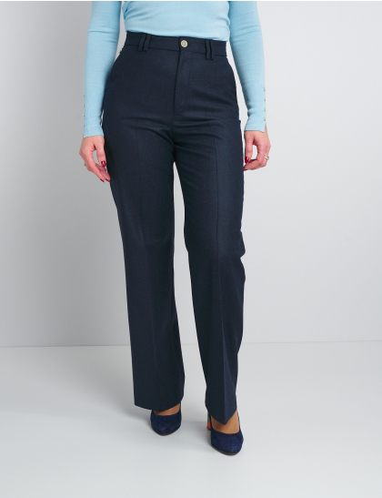 W. Wegener Martha 8393 modré dámské kalhoty
