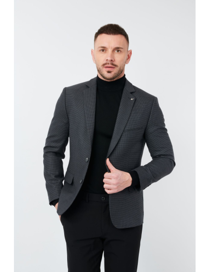 W. Wegener Bond h002 šedá panské sako