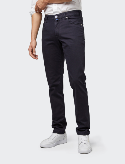 Meyer Slim 6172/19 tmavě modrá panské kalhoty