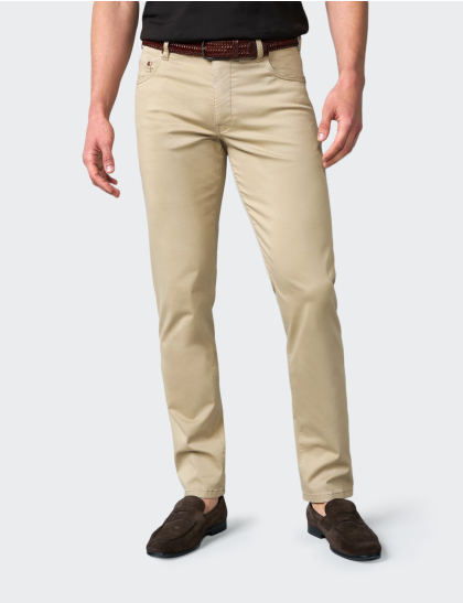 M5 Five 6106 – béžové pánské kalhoty