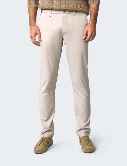 M5 Move 6196 – béžové pánské kalhoty