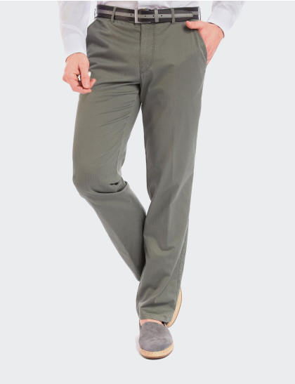 W. Wegener 5514 Eton Zelené Pánské kalhoty 