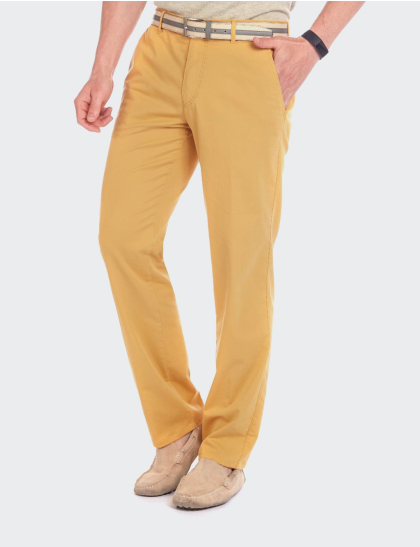 W. Wegener Eton 5557 žlutá Pánské kalhoty 