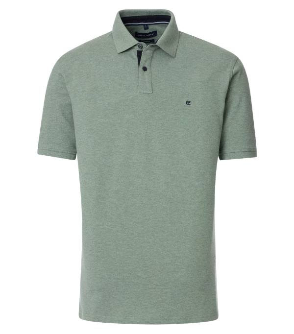 Casa Moda Polo 7037 zelený panské tričko