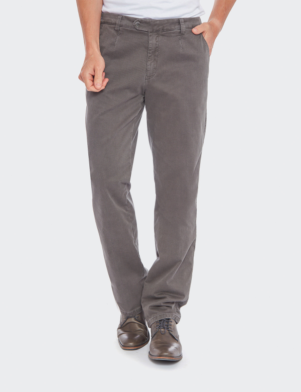 Meyer Monza 6428 khaki zelené pánské kalhoty