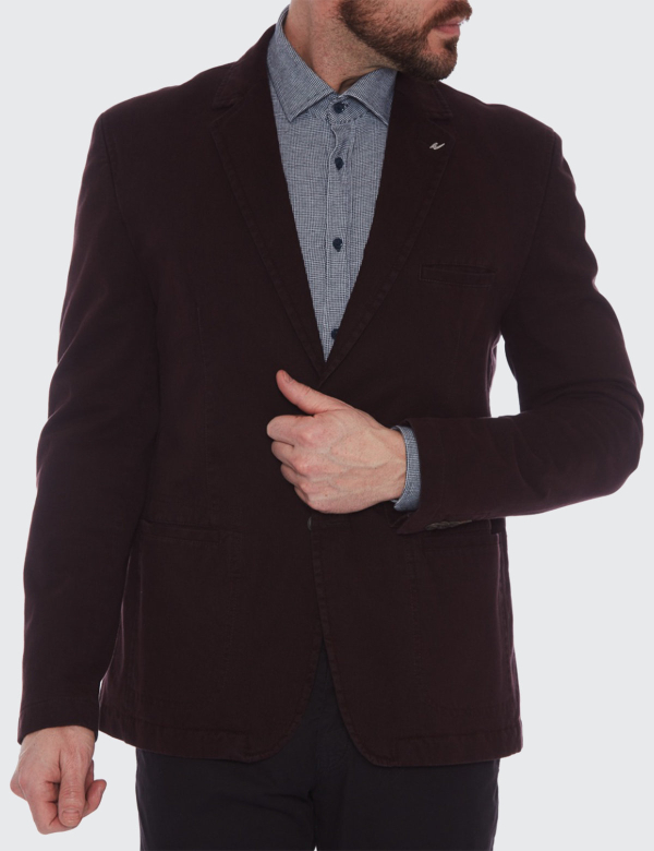 W. Wegener 6455 Kenny burgundské panské sako