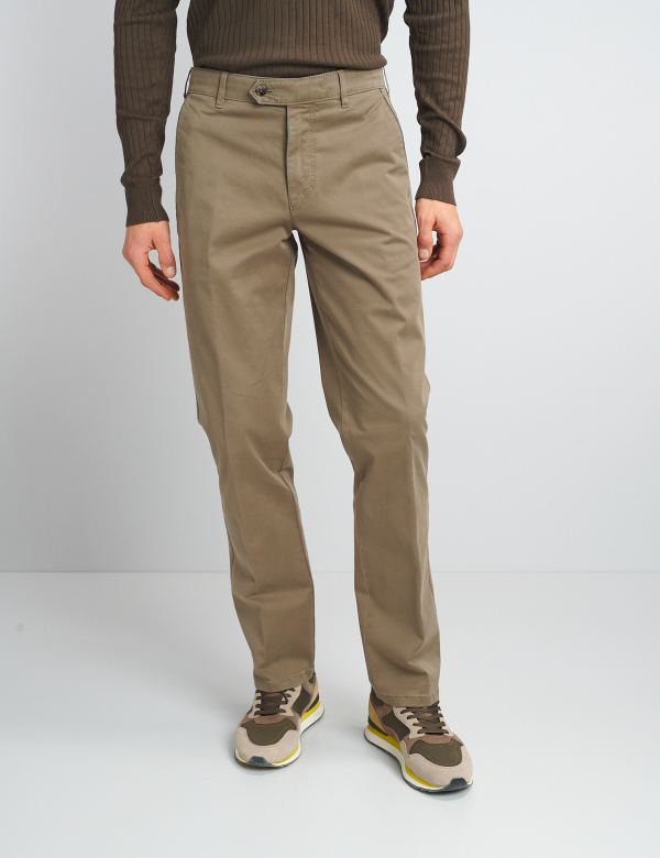 Meyer Bonn 6468 béžová panské kalhoty