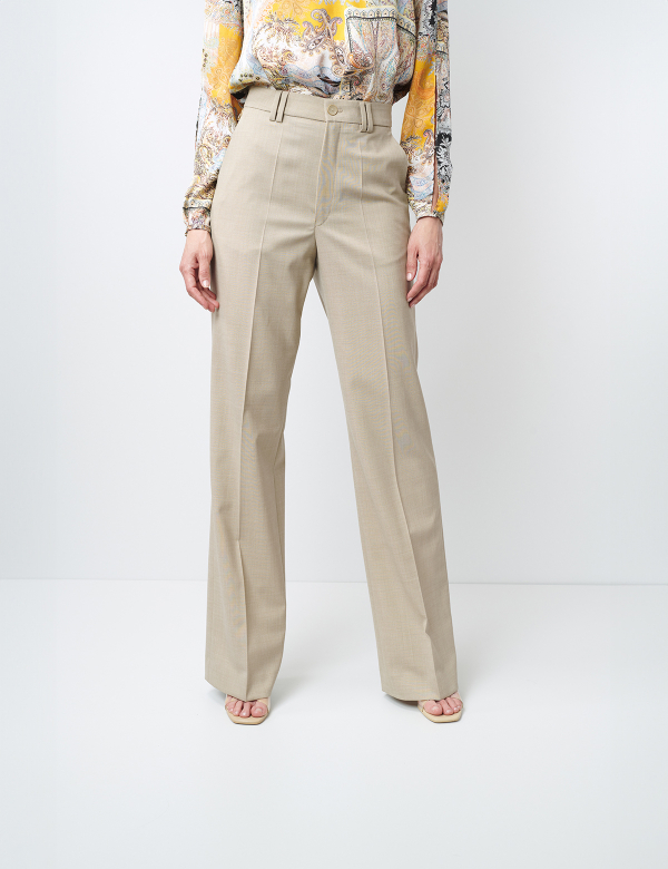 W. Wegener Martha 7344 béžová dámské kalhoty 