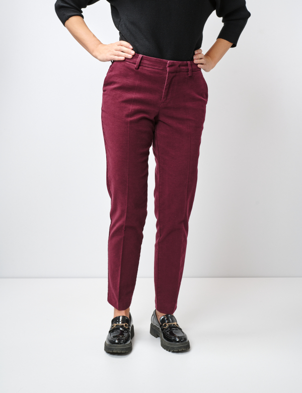 W. Wegener Elena 8659 Burgundské dámské kalhoty