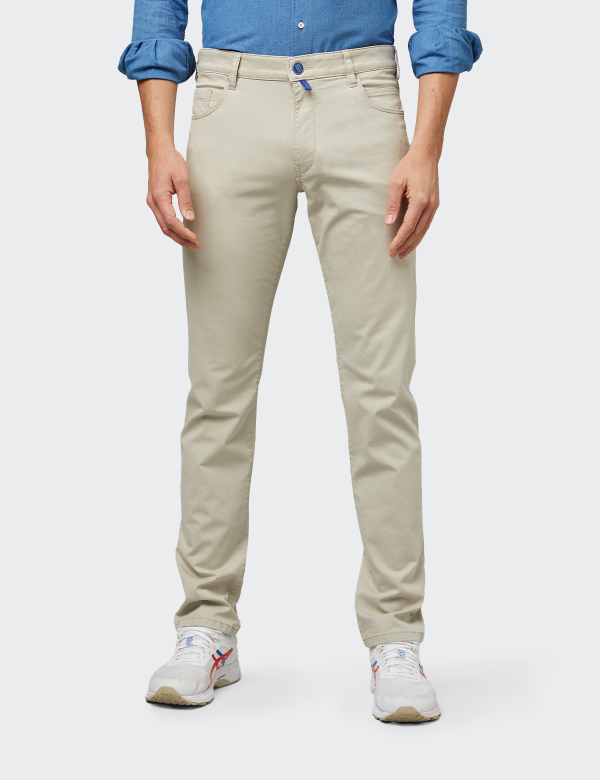Meyer Slim 6172/32 Béžový panské kalhoty