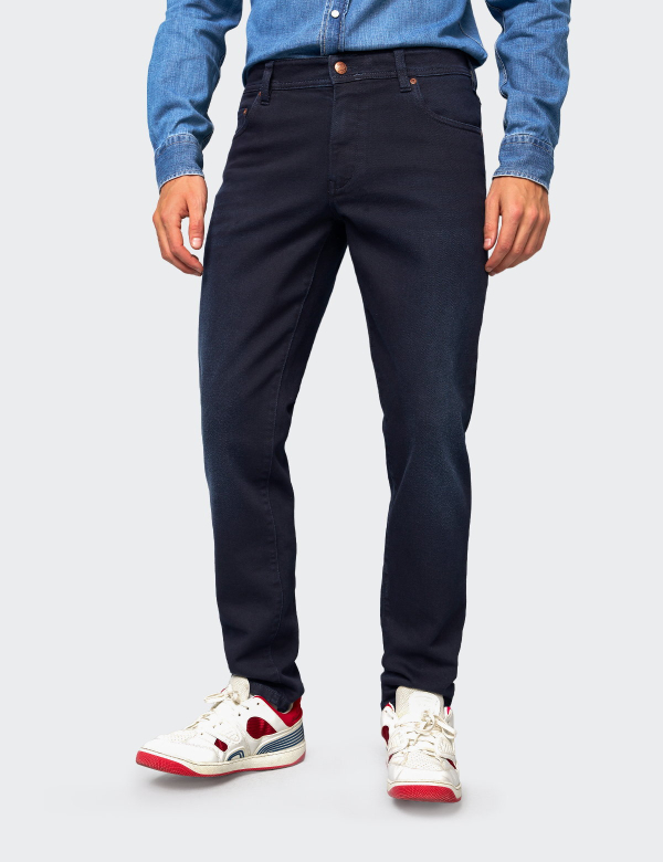 M5 by Meyer Five 6267 modrý panské kalhoty