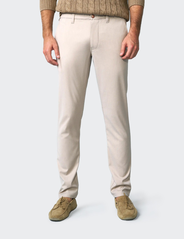 M5 Move 6196 – béžové pánské kalhoty