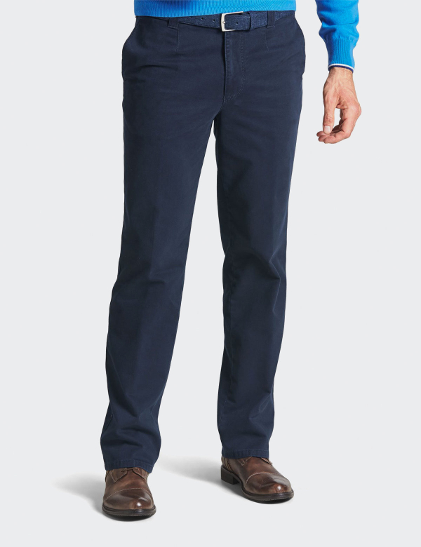 Pantaloni Barbati Meyer Monza 6446 Albastru