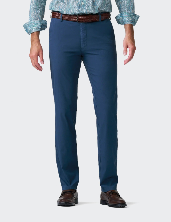 Meyer Oslo 5081 – modré pánské kalhoty