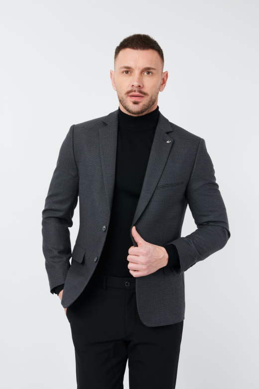 W. Wegener Bond h002 šedá panské sako