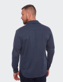 W. Wegener Best-Buddy 5514 modrý panské overshirt