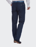 W. Wegener Eton 5638 navy pánské kalhoty 