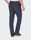 W. Wegener 5687 Conti bleumarin panské kalhoty 
