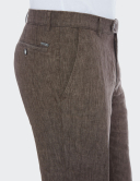 W. Wegener Eton 5693 hnědý panské kalhoty