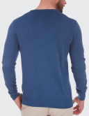 Pulover Wegener Crew Neck 5943 Albastru