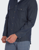 W. Wegener BlueJack 5986 modrý panské overshirt 