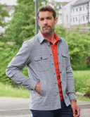 W. Wegener Check-Friends 5998 modrý panské overshirt 