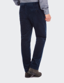 W. Wegener Douglas 6569 modrý panské kalhoty