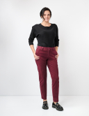 W. Wegener Elena 8659 Burgundské dámské kalhoty