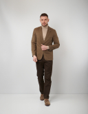 W. Wegener Kenny 2S H013-43 hnědý panské sako