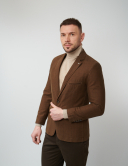 W. Wegener Bond H014 hnědý panské sako