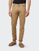 Meyer Slim 6172/43 krémová panské kalhoty