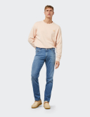 M|5 by Meyer Slim 6205/15 modrý panské kalhoty