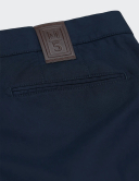 M|5 Chino 6010 Modrý panské kalhoty 