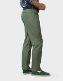 M|5 Chino 6010 – zelené pánské chino kalhoty