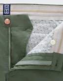 M|5 Chino 6010 – zelené pánské chino kalhoty