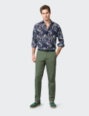 M|5 Chino 6010 – zelené pánské chino kalhoty