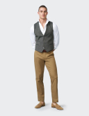M|5 Chino 6010 – hnědé pánské chino kalhoty