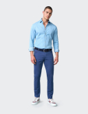 M5 Five 6075 – modré pánské kalhoty