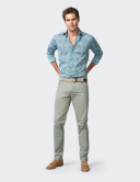 M5 Five 6075 – zelené pánské kalhoty