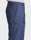 W. Wegener Eton 5207 modrý Pánské kalhoty