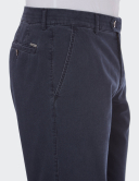 W. Wegener Eton 5512 tmavě modré Pánské kalhoty 