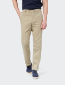 W. Wegener Eton 5513 béžový Pánské kalhoty 
