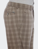 W. Wegener Eton 5516 hnědý Pánské kalhoty 