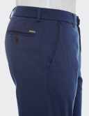  W. Wegener Conti 5540 modré Pánské kalhoty