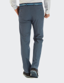 W. Wegener Eton 5638 Modré Pánské kalhoty 